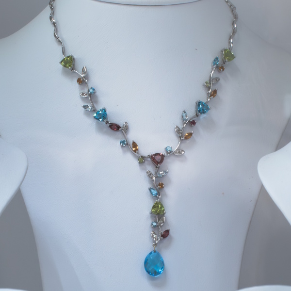 Mixed Gemstone Necklace